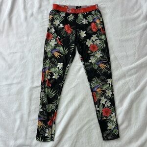 Ethika Black Floral Leggings